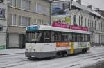 PCC 7036 von DE LIJN Antwerpen, aufgenommen 24/03/2013 am Haltestelle Kioskplaats Hoboken    