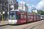 Hermelijn 7207 von De Lijn Antwerpen am Haltestelle Nationale Bank, aufgenommen 27.06.2015