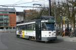 PCC 6214 von DE LIJN Gent, aufgenommen 11.04.2009 am Bahnhof Gent-Sint-Pieters