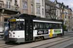 PCC 6217 von DE LIJN Gent, aufgenommen 11.04.2009 am Haltestelle in der Prinses Clementinalaan