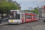 De Lijn Antwerpen Siemens/DWA 7203 auf Linie 24 Abschnitt Silsburg-Melkmarkt, aufgenommen 13.05.2017 am Franklin Rooseveltplaats