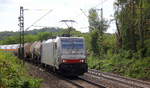 186 452-9 von Lineas/Railpool kommt  leider im gegenlicht die Gemmenicher-Rampe herunter nach Aachen-West mit einem Kesselzug  aus Antwerpen-BASF(B) nach Ludwigshafen-BASF(D).