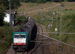 Die Cobra 2831 kommt die Gemmenicher-Rampe hochgefahren aus Aachen-West mit einem lagen gemischten Güterzug aus Köln-Gremberg nach Antwerpen-Noord(B) und fährt gleich in den Gemmenicher-Tunnel hinein und fährt in Richtung Montzen/Vise(B). 
Aufgenommen in Reinartzkehl an der Montzenroute.
Bei Sommerwetter am Nachmittag vom 5.8.2018.
