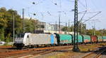 186 456-0 von Lineas/Railpool  kommt aus Richtung Montzen/Belgien mit einem Kurzen Coilzug aus Kinkempois(B) nach Köln-Gremberg und fährt in Aachen-West ein. 
Aufgenommen vom Bahnsteig 2 in Aachen-West. 
Bei Sommerwetter am Nachmittag vom 19.9.2018.