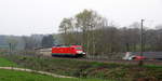 186 330-7 DB-Schenker kommt von einer Schubhilfe vom Gemmenicher Tunnel zurück nach Aachen-West.