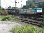 Die Cobra 2830 und 2805 kommen mit einem Kesselzug aus Montzen Belgien fhrt in Aachen-West ein 4.9.2010