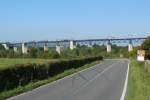 Am 26/09/2008 berquerte der von einer 28er gezogene Gterzug den Viadukt von Moresnet.