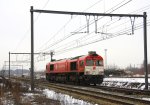 Ein Nachschuss von der Class 66 DE6312  Alix  von Crossrail fhrt als Lokzug nach Aachen-West.