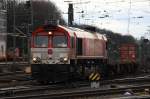 Die Class 66 DE6312  Alix  von Crossrail fährt mit einem langen MSC-Containerzug aus Weil Am Rhein(D) nach Antwerpen-Berendrecht(B) am Ende ist eine Class 66 PB15  von Railtraxx BVBA als Schubhilfe und schiebt  von Aachen-West bis zum Gemmenicher-Tunnel am 4.l.2014.