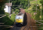 186 306-7 der Euro Cargo Rail kommt aus Richtung Aachen-West und fährt die Gemmenicher-Rampe hoch mit einem Schrottzug aus Köln-Kalk(D) nach Genk-Goederen(B) und fährt gleich in den