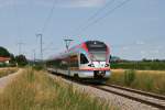 berchtesgadener-land-bahn-blb ET 130 der BLB am 17.07.2010 zwischen Ainring und Hammerau.