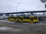 berlin Stra�enbahnlinie 61 nach Rahnsdorf Waldsch�nke am S-Bahnhof Adlershof.