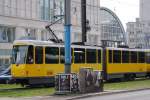 Ungew�hnliche Streckenf�hrung: M5 (bedingt durch Umleitung) auf der Karl-Liebknecht-Str. H�he ...
