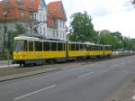 Stra�enbahnlinie M17 nach Falkenberg am S-Bahnhof Sch�neweide.(14.5.2010)  ...