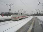 Hier 401 573-2 Timmdorfer Strand als ICE694 von Stuttgart Hbf. ...
