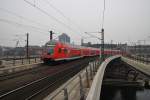 Hier ein RE1 von Frankfurt(Oder) nach Magdeburg Hbf., bei der ...