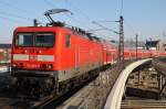 Hier 114 023-5 mit ...  Alexander Borchardt 15.02.2012