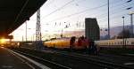 Abendstimmug in Berlin Lichtenberg - 363 136-3 beim rangieren. Leider ...
