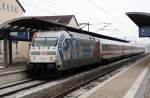 101 144 steht am 06.02.10 mit IC 2353 im Bahnhof ...