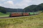 Re 4/4 184 und ...  Sandro Gadola 24.07.2011
