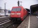 bonn Eine Br 101 im Bonner Hbf 20.1.2010