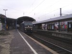 bonn Eine Br 185 von MRC bei der durchfahrt durch den Bonner Hbf am 6.2.10