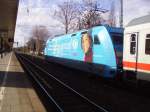 bonn Br 101 mit Unicef Werbung im Bonner Hbf am 27.3.10