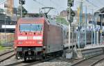 bonn 101 127-9 verl�sst Hbf Bonn in Richtung S�den - 27.04.2010
