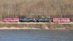 Stra�enbahn Telekom-Express - Bonn/Bad Honnef kurz hinter K�nigswinter - 04.12.2009 ...