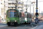 Stra�enbahn der SWB Linie 66 in Bonn - 07.03.2010  ...