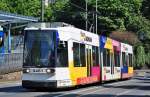 bonn Stra�enbahn der Linie 62, Stadtwerke Bonn (SWB), kurz vor Haltestelle Hbf Bonn - 18.07.2010