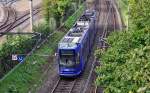 Stra�enbahn, Linie 62 der Stadtwerke Bonn (SWB) bei Bonn-Beuel in ...