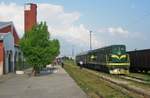 Die von General Motors gefertigte 661-322 der ZFBH (Zeljeznice Federacije Bosne e Hercegovine) am 20.05.2009 im bosnisch-kroatischen Grenzbahnhof Brcko