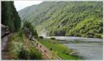Bei trbački Buk nhert sich unser Zug dem grssten Wasserfall am Una Fluss. (29.06.2013)
