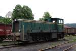 Rangierlok im Kohlebahnhof Banovici war am 21.5.2011
diese Jenbacher Diesellok Nr. 732 195.