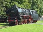 BR 01 10 01 1066 der UEF im Bahnpark Augsburg am 26.7.2009