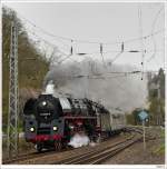 01 509 beim Dampfspektakel 2010 am Weg von Gerolstein nach ...