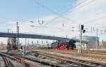 Die 01 509 mit dem Er�ffnungszug des 2. Dresdner Dampflokfestes ...