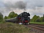 BR 01 5 Die 01 509 am 23.05.2010 mit einem Pendelzug unterwegs auf der Schiefen Ebene.