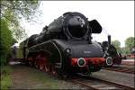 BR 10 10 001 abgestellt im Dampflokmuseum Neuenmarkt-Wirsberg. (23.05.2010)