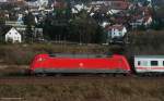 101 045-3 mit dem IC 2370 Schwarzwald (Konstanz-Hamburg Altona) am ...