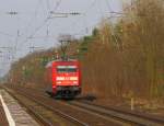 DB 101 011-5 als Tfzf Richtung Mainz, in Uhlerborn; 23.03.2010 ...