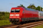 101 013-1 am 26.06.2010 bei Woltorf in Richtung Hannover unterwegs ...