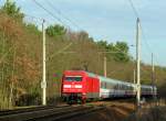 101 022-2 mit dem 6 Wagen starken EC 341 Wawel ... 101 022-2 mit dem 6 Wagen starken EC 341 Wawel ...