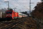 BR 101 108-9 zieht ihren IC 2102 Richtung Basel. Abgelichtet ...