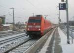 Hier 101 124-6 mit einem IC von D�sseldorf Hbf. zum ...