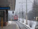 BR 101 mit Zugen BR 101 130-3 als Schublok von BR 101 131-1 hat am 03.01.2010 d. Bhf. Berlin-Jungfernheide in Richtung Hauptbahnhof durchfahren.