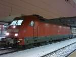 101 061-0 brachte den IC 2267 aus Karlsruhe Hbf nach ...