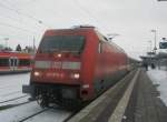 Hier 101 073-5 mit IC2355 von Dortmund Hbf. zum OStseebad ...