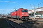 DB 101 004 mit EN 491 Hans Albers wenige Kilometer ...